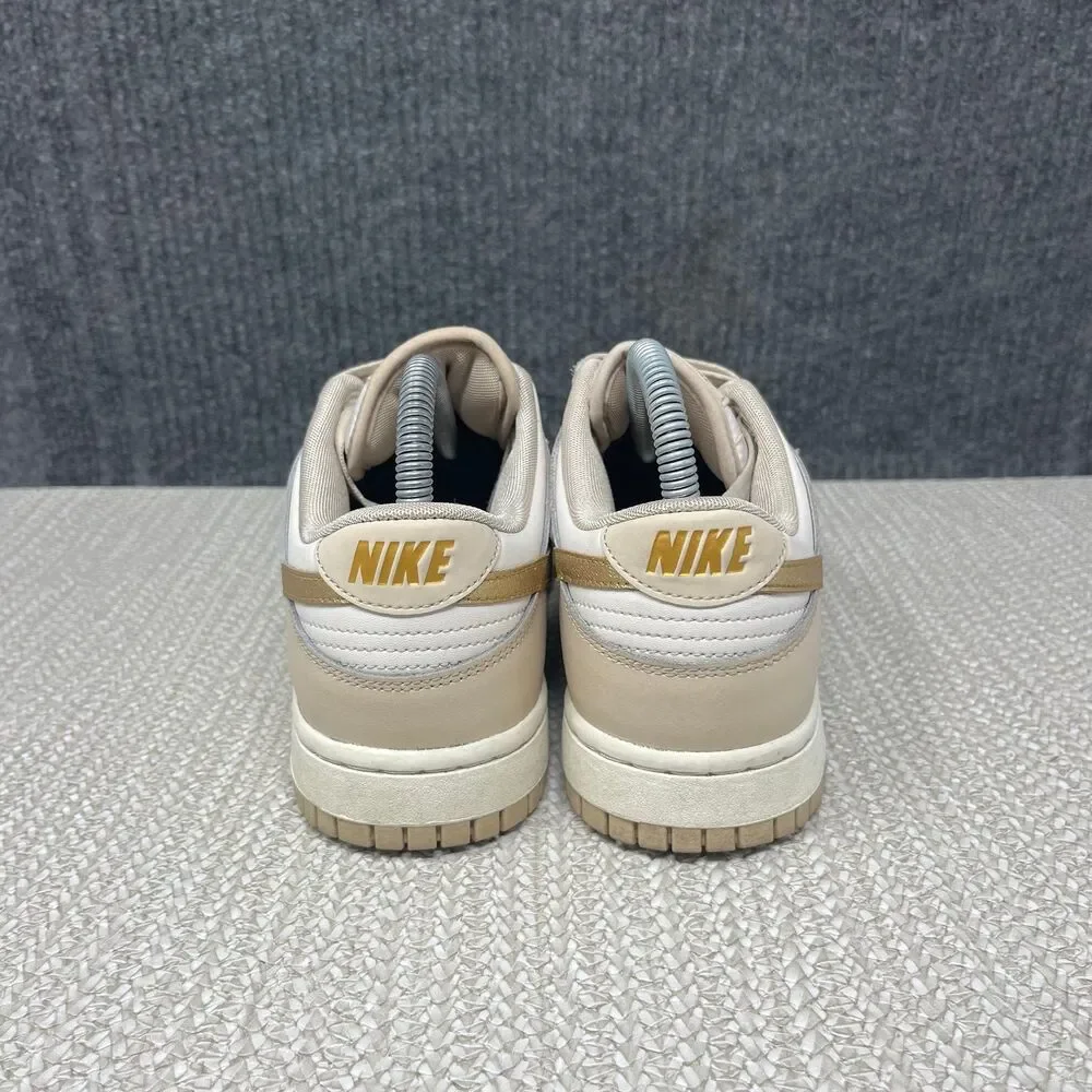 Nike Dunk Low Phantom Metallic Gold White Shoes Sneakers Women’s 7.5 DX5930-001